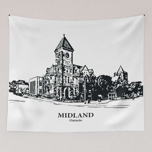 Item preview, Midland - Ontario designed and sold by Lakeric Cityscapes.