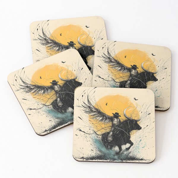 Item preview, Bull riding eagle wings  designed and sold by TheWitsFoe.