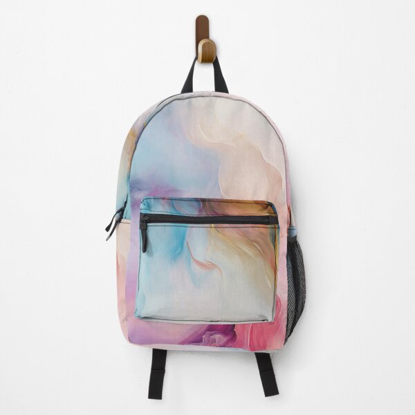 Item preview, Dreamy Pastel Rainbow Ocean Coral Resin Pour Art designed and sold by PaperScaped.