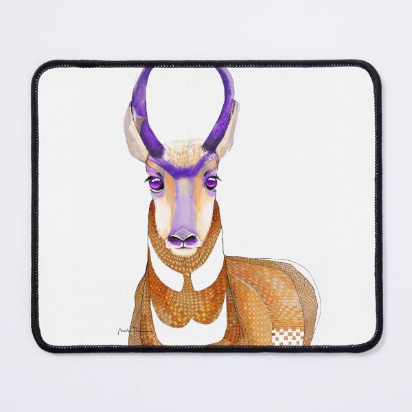 Item preview, The Pronghorn Antelope with Purple Eyes designed and sold by Brooke Connor.