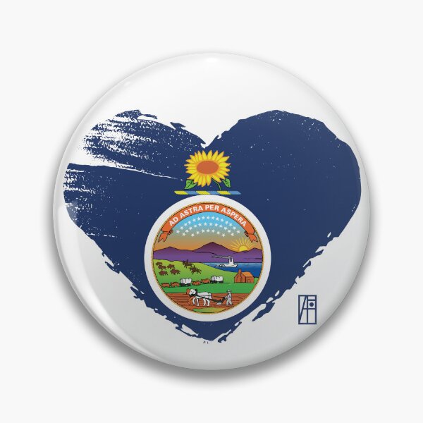 Item preview, U.S. State - I Love Kansas - Kansas Flag designed and sold by ArtProjectShop.