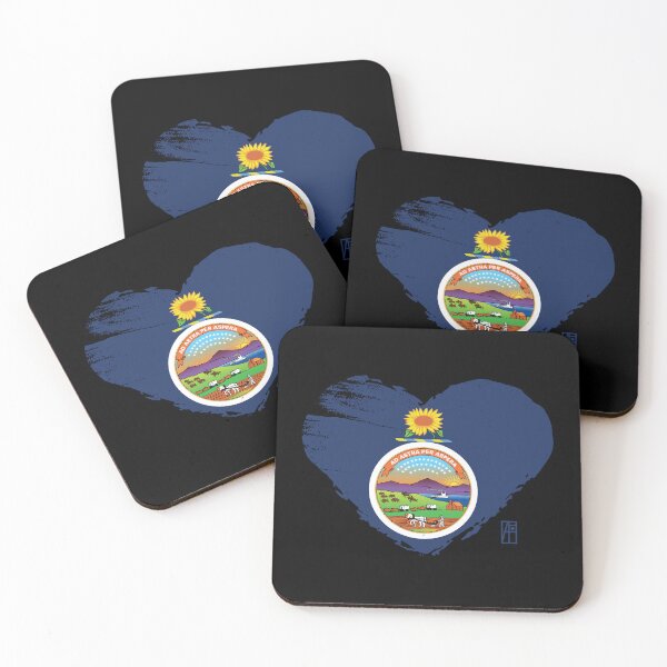 Item preview, U.S. State - I Love Kansas - Kansas Flag designed and sold by ArtProjectShop.