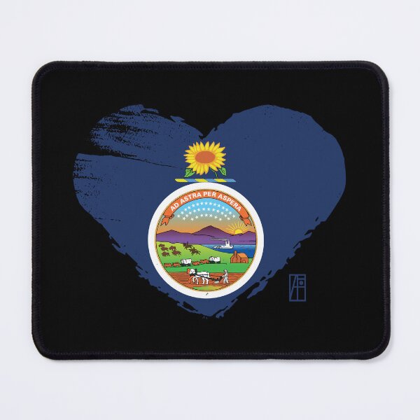 Item preview, U.S. State - I Love Kansas - Kansas Flag designed and sold by ArtProjectShop.