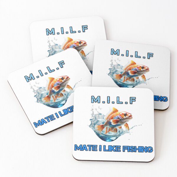 Item preview, Catching Waves and Reeling in Laughter: M.I.L.F - Mate I Like Fishing designed and sold by RvinJo8.
