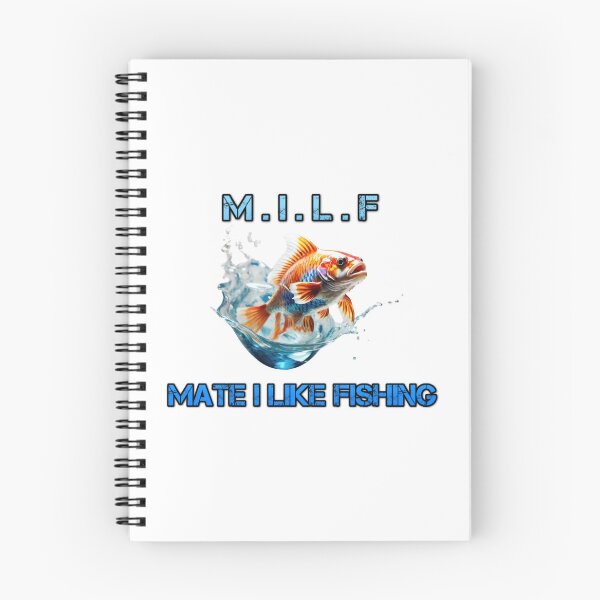 Item preview, Catching Waves and Reeling in Laughter: M.I.L.F - Mate I Like Fishing designed and sold by PING 999 STUDIO.