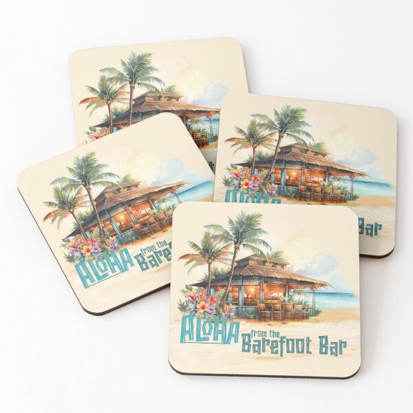 Item preview, Aloha from the Barefoot Bar designed and sold by J Marielle Designs.