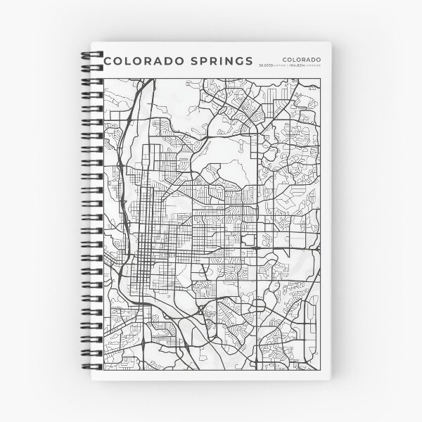 Item preview, Mapa cartográfico de Colorado Springs designed and sold by wally-prints.