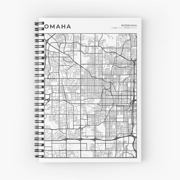 Item preview, Omaha Cartography Map designed and sold by wally-prints.