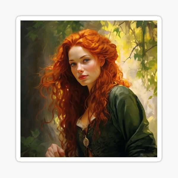Enchantress of the Woodlands Sticker