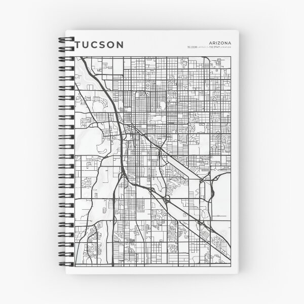 Item preview, Mapa cartográfico de Tucson designed and sold by wally-prints.