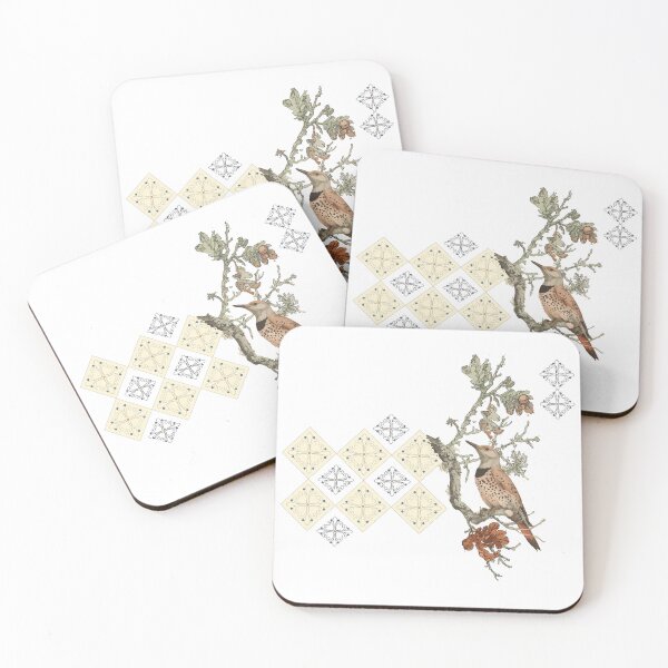 Item preview, A Collage of Avian Elegance, Linear Blooms, and Artistic Motifs designed and sold by atelierhol.