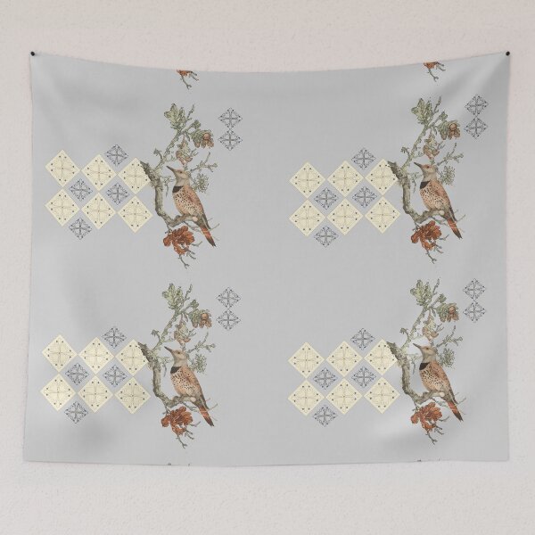 Item preview, A Collage of Avian Elegance, Linear Blooms, and Artistic Motifs designed and sold by atelierhol.