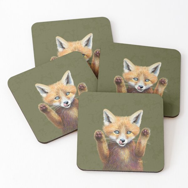 Item preview, The cute little baby Red Fox designed and sold by Brooke Connor.