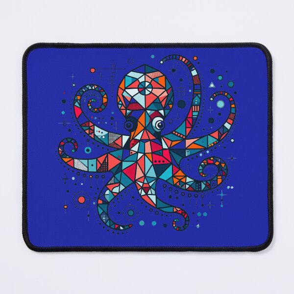 Item preview, Artistic Colorful Geometric Octopus Design designed and sold by SandbarTees.
