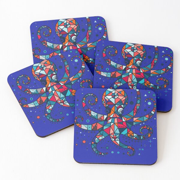 Item preview, Artistic Colorful Geometric Octopus Design designed and sold by SandbarTees.