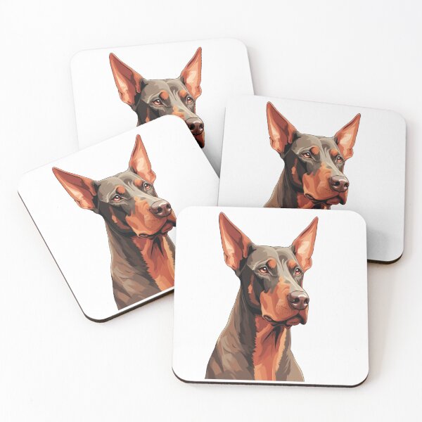 Item preview, Natural Ear Doberman : True Form, Red and Tan designed and sold by FawShop.