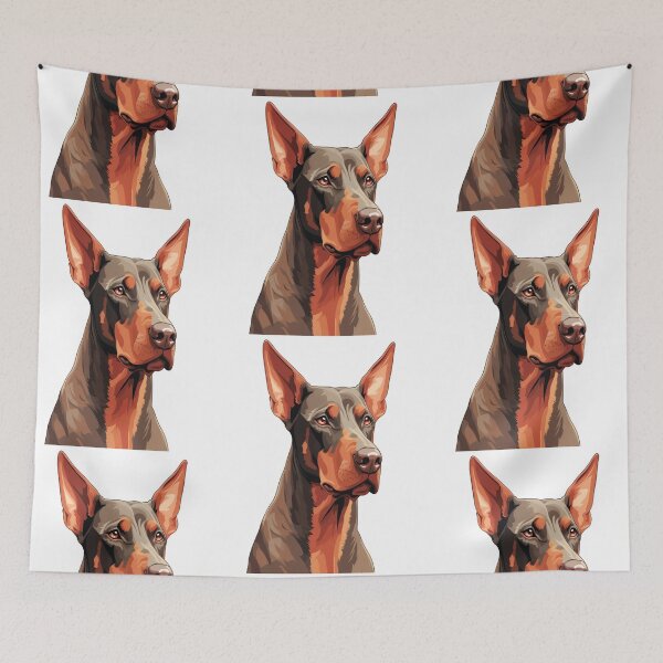 Item preview, Natural Ear Doberman : True Form, Red and Tan designed and sold by FawShop.