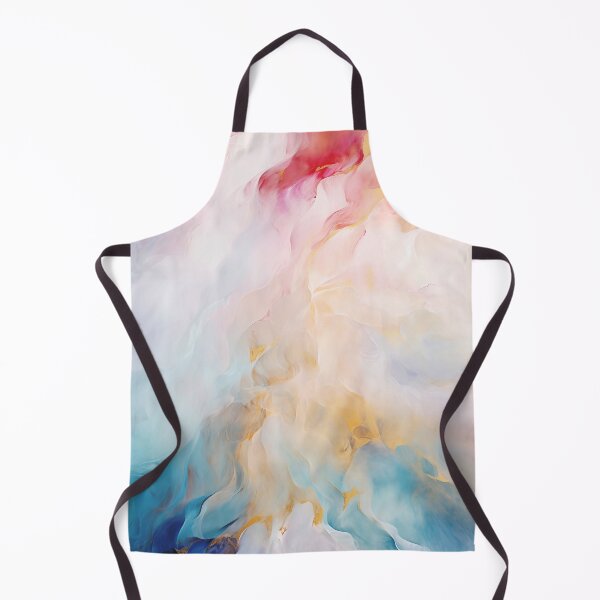 Item preview, Dreamy Pastel Rainbow Ocean Coral Resin Pour Art designed and sold by PaperScaped.