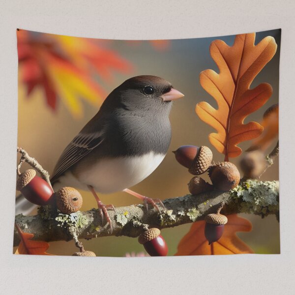 Item preview, Dark Eyed Junco in Autumn designed and sold by printmala.