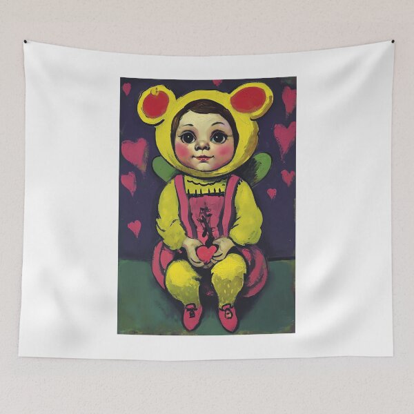 Item preview, Enchanting Bee Tot with Heart designed and sold by JackrabbitPub.
