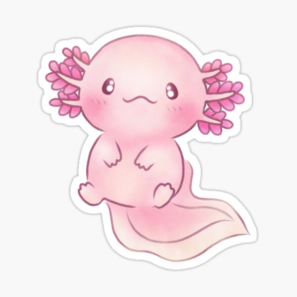 ₊˚⊹ ᰔ Joyeux Axolotl Sticker
