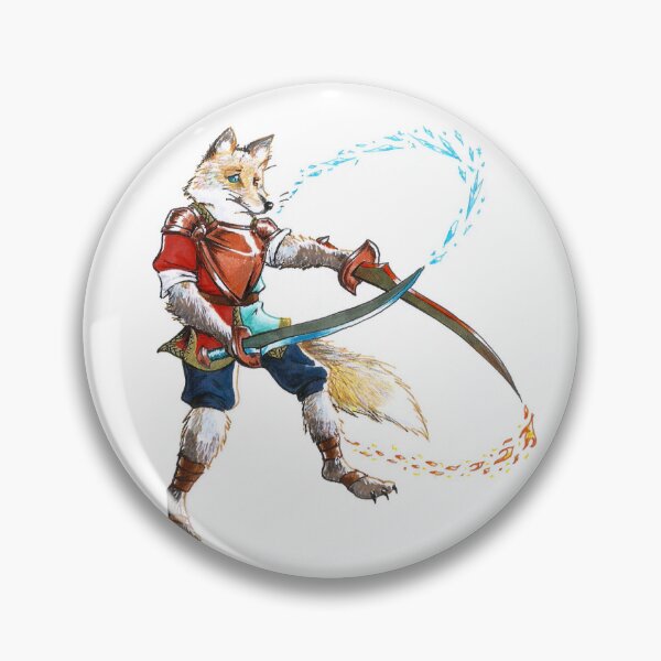 Item preview, Fox swordfighter designed and sold by chikoristore.