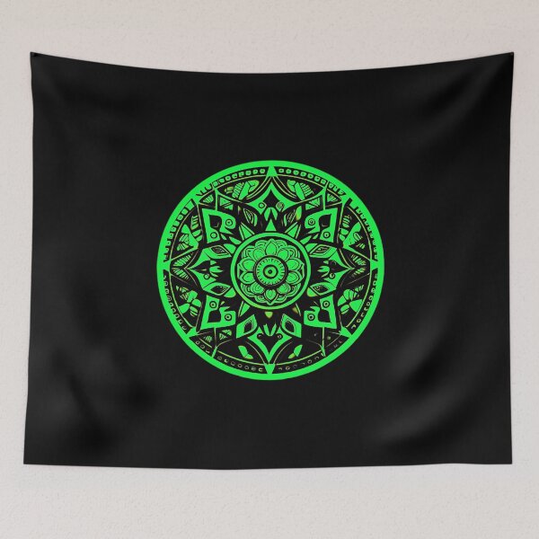 Item preview, Green mandala designed and sold by Buda--Vibes.