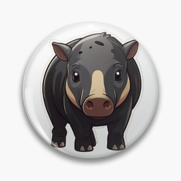 Item preview, Sticker Tapir designed and sold by wvinic63.