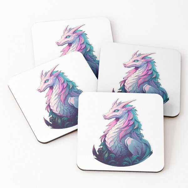 Item preview, Flame Guardian: Mystical Dragon Sticker designed and sold by AIArtMaven.