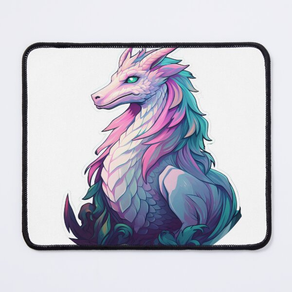 Item preview, Flame Guardian: Mystical Dragon Sticker designed and sold by AIArtMaven.