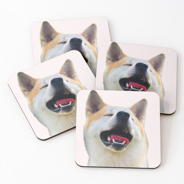 Item preview, Happy Akita - Bluebell designed and sold by AmberRoseWrites.