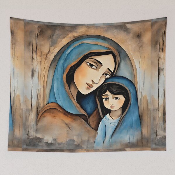 Item preview, Holy Mary and little Jesus designed and sold by bogfl.