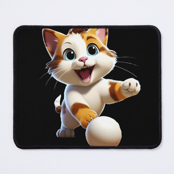 Item preview, Cat playing bowling designed and sold by neworionsOrions.