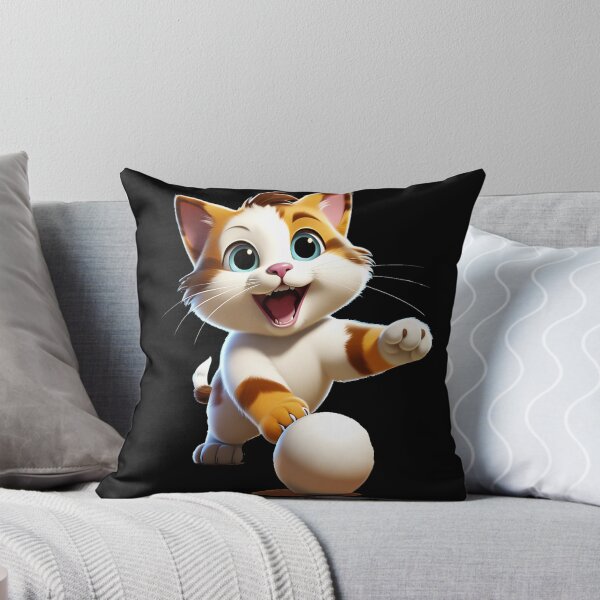 Item preview, Cat playing bowling designed and sold by neworionsOrions.