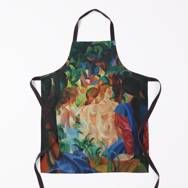 Item preview, August Macke - Bathing Girls with City In the Background designed and sold by Erlin Rudho.