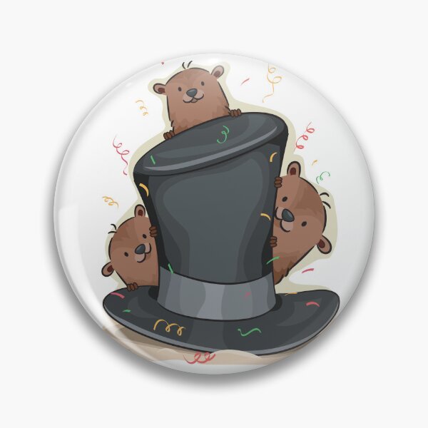 Item preview, Happy Groundhog Day February 2024 designed and sold by Design 91maji.