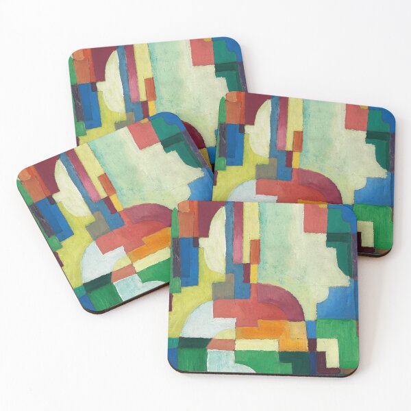 Item preview, August Macke - Colored Shapes designed and sold by Erlin Rudho.