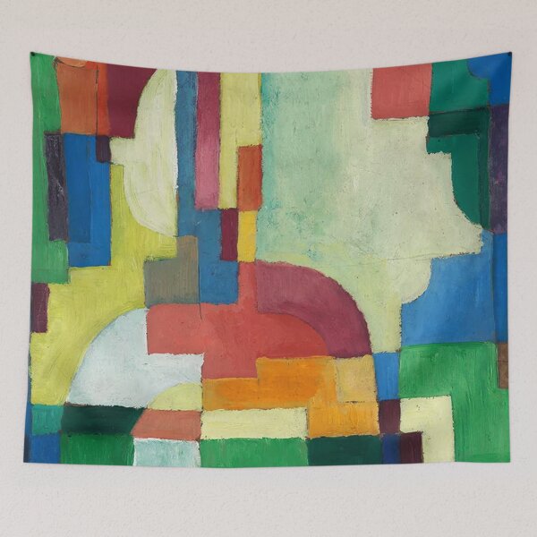Item preview, August Macke - Colored Shapes designed and sold by Erlin Rudho.