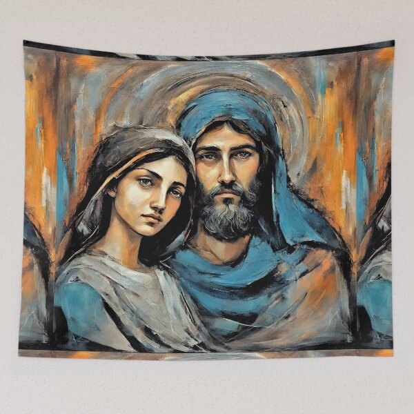 Item preview,  Picture with Holy Mary and Saint Joseph designed and sold by bogfl.