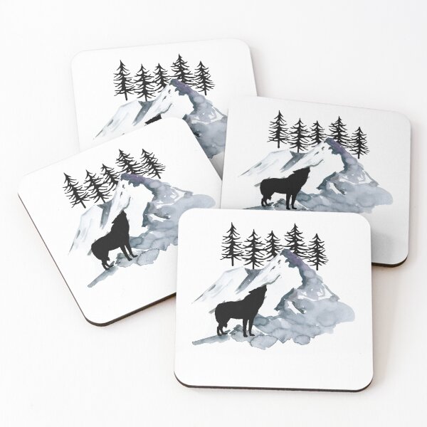 Item preview, Wolf in the Mountains designed and sold by tomorrowsart.