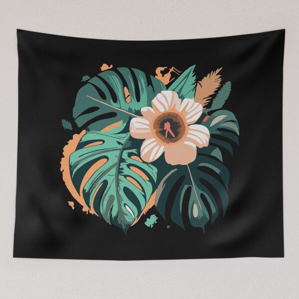 Item preview, Monstera - a plant with large perforated leaves designed and sold by desinganddecor.