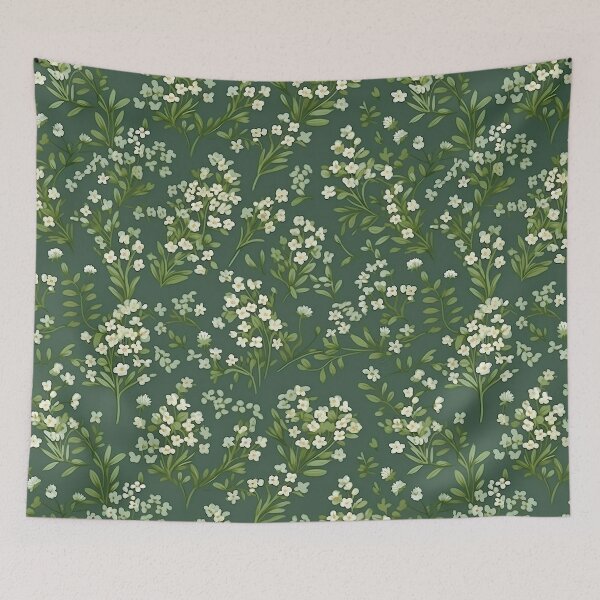 Item preview, Cottagecore Botanical Floral Herbs Plants Berries Pressed Flowers designed and sold by fluffstuffgifts.