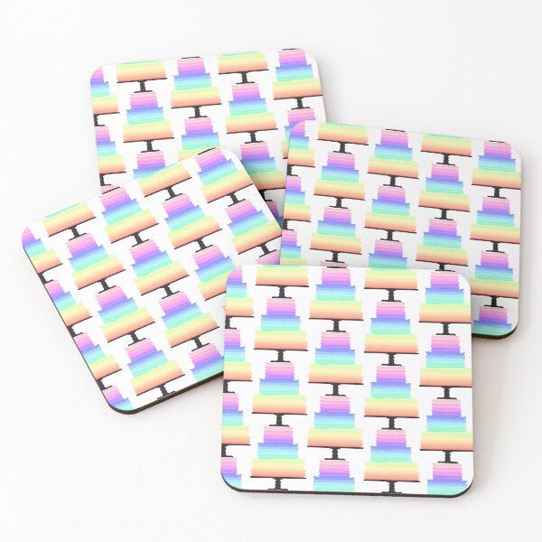 Item preview, Rainbow Color Cake Illustration for Bakery Business or Birthday Celebration designed and sold by Angela Cini.