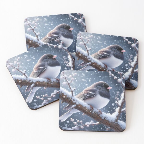 Item preview, Dark Eyed Junco In Winter designed and sold by printmala.