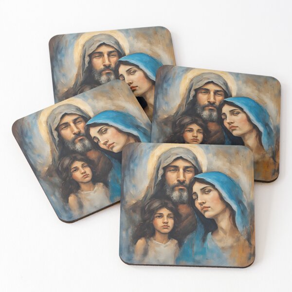 Item preview, Drawing of Holy Family with Jesus designed and sold by bogfl.