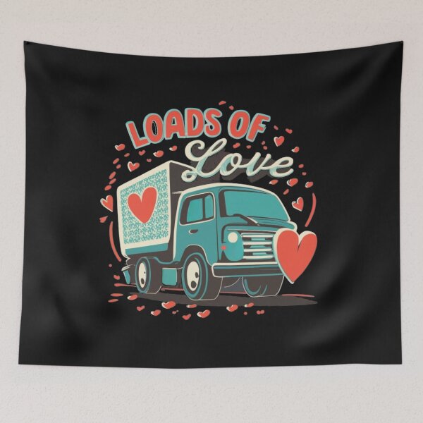 Item preview, Loads of Love minimalist hearts Gift for Valentines Day designed and sold by Pawel Oska.