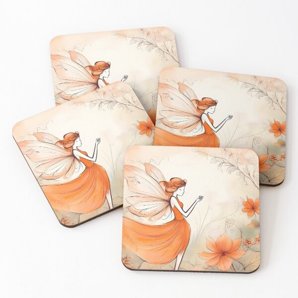 Item preview, "Rainbow Orange Fairy" designed and sold by Frame of Mind .