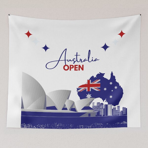 Item preview, Australian Open designed and sold by Isso-Goud.