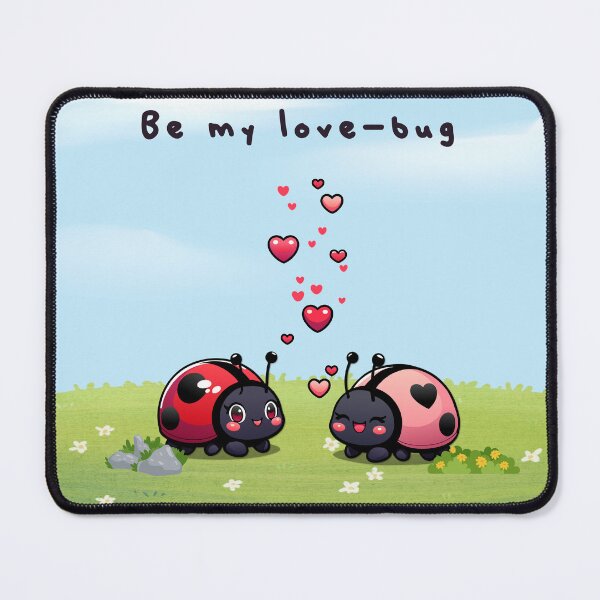 Item preview, Cuddlebugs Valentine Ladybugs Kawaii Style for Entomologist designed and sold by Gay-Koala.