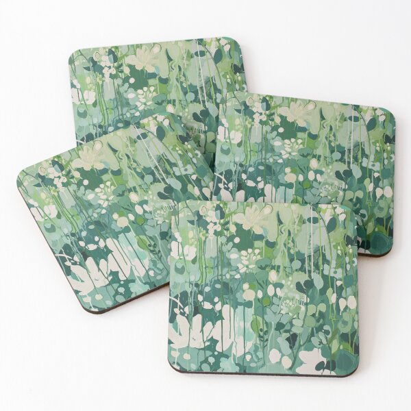 Item preview, A green daydream: calming floral art designed and sold by Plant-shop.